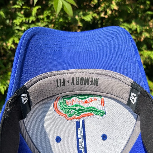 Vintage Y2K Florida Gators 🐊 NCAA flex fit fitted baseball cap hat football - Picture 12 of 16